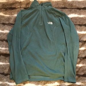 Mint green The North Face fleece zip up